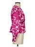 J.Crew 100% Polyester Pink Long Sleeve Blouse Size 0 - photo 4