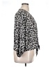 Vince Camuto 100% Polyester Animal Print Gray 3/4 Sleeve Blouse Size XL - photo 4