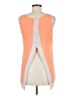 Express Outlet 100% Polyester Orange Sleeveless T-Shirt Size M - photo 2