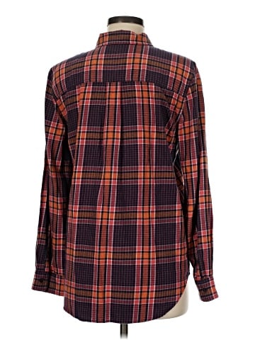 Madewell Flannel Classic Ex-Boyfriend Shirt in Edith Plaid (view 2)