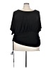 ELOQUII Black Short Sleeve Top Size 26 - 28 Plus - photo 1