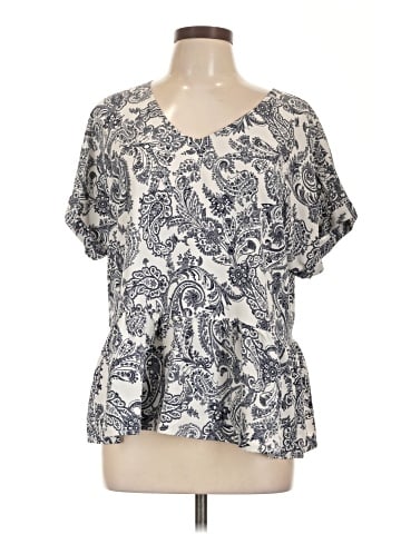 Bobeau Short Sleeve Blouse (view 1)