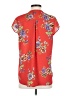 Pleione 100% Polyester Red Short Sleeve Blouse Size S - photo 2