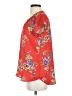 Pleione 100% Polyester Red Short Sleeve Blouse Size S - photo 5