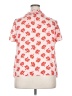 Boden Floral Orange Short Sleeve Blouse Size 18 - photo 2