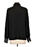 Bar III 100% Polyester Polka Dots Black Long Sleeve Blouse Size L - photo 2