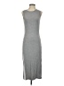 RD Style 100% Polyester Solid Gray Casual Dress Size S - photo 1
