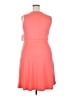 ZeroXposur Solid Orange Casual Dress Size XXL - photo 2