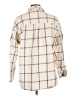 Universal Thread 100% Cotton Plaid Ivory Long Sleeve Button-Down Shirt Size L - photo 2