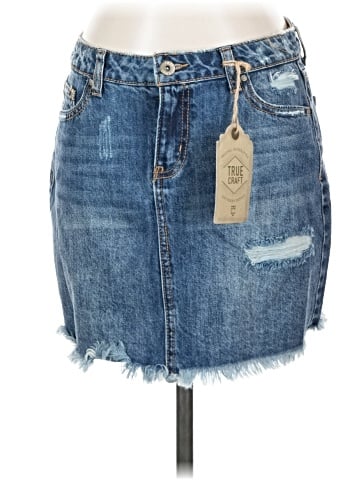 True Craft Denim Skirt (view 1)