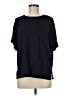 Splendid Solid Black Short Sleeve T-Shirt Size M - photo 1