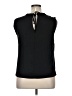 J.Crew 100% Polyester Black Sleeveless Top Size 16 - photo 2