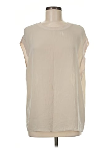 Vince. Sleeveless Silk Top (view 1)