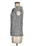 Elle Animal Print Silver Short Sleeve T-Shirt Size M - photo 5