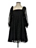 Storia 100% Polyester Stars Black Cocktail Dress Size S - photo 1