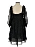 Storia 100% Polyester Stars Black Cocktail Dress Size S - photo 2