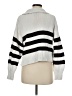Pistola 100% Cotton Stripes White Pullover Sweater Size M - photo 2