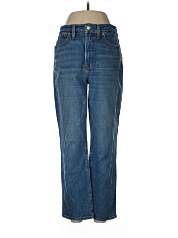 Madewell The Petite Perfect Vintage Straight Jean in Mayfield Wash (view 1)