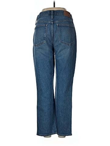 Madewell The Petite Perfect Vintage Straight Jean in Mayfield Wash (view 2)