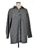 Fashion Nova Houndstooth Gray Coat Size XL - photo 1