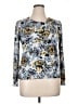 Daniel Rainn Floral Blue Pullover Sweater Size XL - photo 1