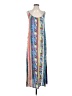Tysa 100% Rayon Print Blue Casual Dress Size XS (0) - photo 1