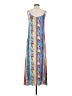 Tysa 100% Rayon Print Blue Casual Dress Size XS (0) - photo 2