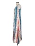 Tysa 100% Rayon Print Blue Casual Dress Size XS (0) - photo 5