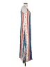 Tysa 100% Rayon Print Blue Casual Dress Size XS (0) - photo 4