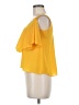 Chelsea28 100% Polyester Yellow Short Sleeve Top Size XS - photo 5