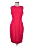 Calvin Klein Solid Red Cocktail Dress Size 8 - photo 1