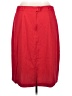 David Brooks Solid Red Formal Skirt Size 24 waist - photo 2