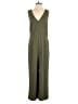 A New Day 100% Polyester Solid Green Jumpsuit Size M - photo 1