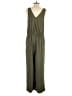 A New Day 100% Polyester Solid Green Jumpsuit Size M - photo 2