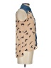 E&M Collection Tan Sleeveless Button-Down Shirt Size S - photo 4