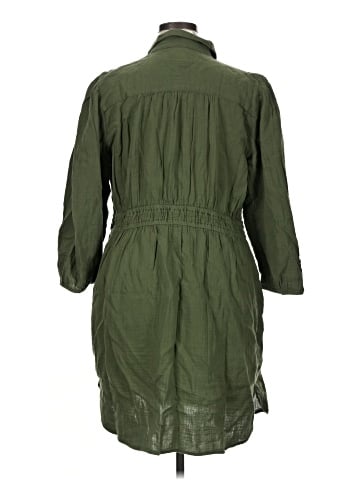 Gap 3/4 Sleeve Button-Down Shirt (view 2)