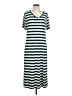 Unbranded Stripes Teal Casual Dress Size L - photo 1