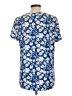 Tickled Teal Floral Blue Short Sleeve T-Shirt Size L - photo 2