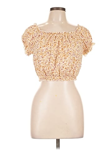 Pink Rose Short Sleeve Top (view 1)