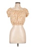 Pink Rose Gold Short Sleeve Top Size L - photo 1