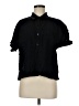 Eileen Fisher Black Short Sleeve Blouse Size M (petite) - photo 1