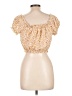 Pink Rose Gold Short Sleeve Top Size L - photo 2
