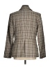 Avec Les Filles 100% Polyester Plaid Gray Blazer Size M - photo 2