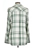 Universal Thread Plaid Green Long Sleeve Blouse Size L - photo 2