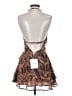 Runaway 100% Polyester Animal Print Brown Cocktail Dress Size XS - photo 2