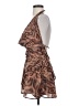 Runaway 100% Polyester Animal Print Brown Cocktail Dress Size XS - photo 5