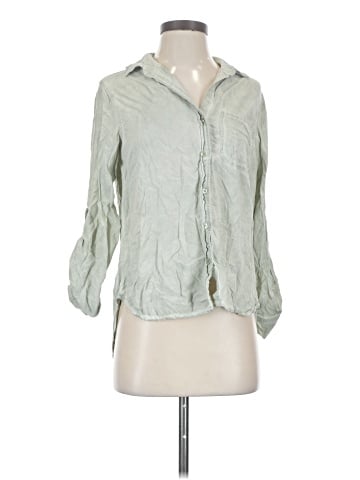 Velvet Heart 3/4 Sleeve Button-Down Shirt (view 1)