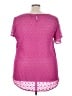 Torrid 100% Polyester Pink Short Sleeve T-Shirt Size 3X Plus (3) - photo 2