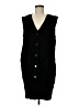 AMI 100% Cotton Black Sleeveless Button-Down Shirt Size M - photo 1