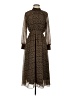 Madewell 100% Polyester Animal Print Brown Casual Dress Size XXS - photo 1